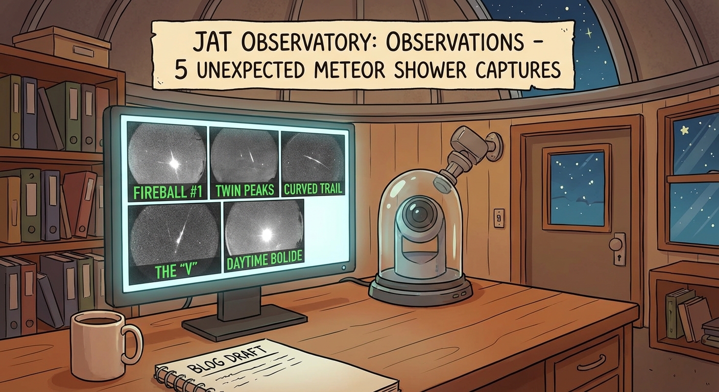 5 Unexpected Meteor Shower Captures Our All-Sky Camera Recorded This Year — 1