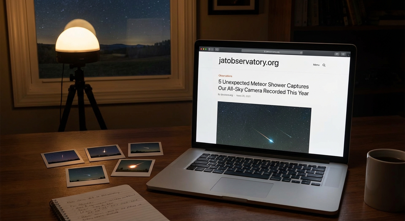 5 Unexpected Meteor Shower Captures Our All-Sky Camera Recorded This Year — 2