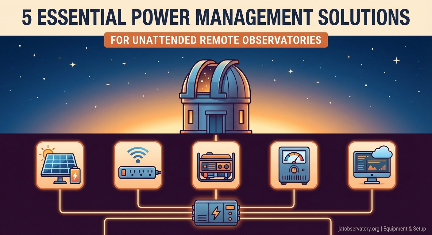 5 Essential Power Management Solutions for Unattended Remote Observatories - Illustration 1