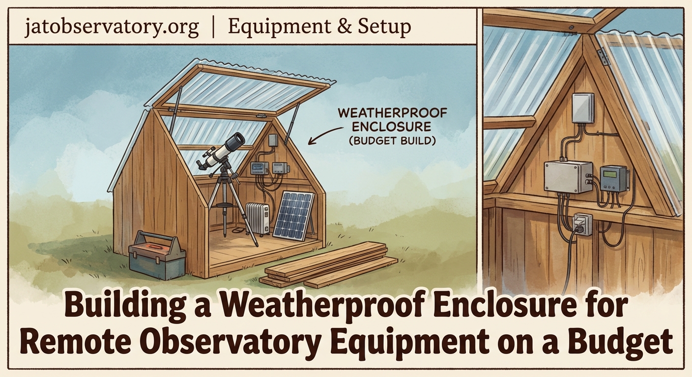 Building a Weatherproof Enclosure for Remote Observatory Equipment on a Budget — 4