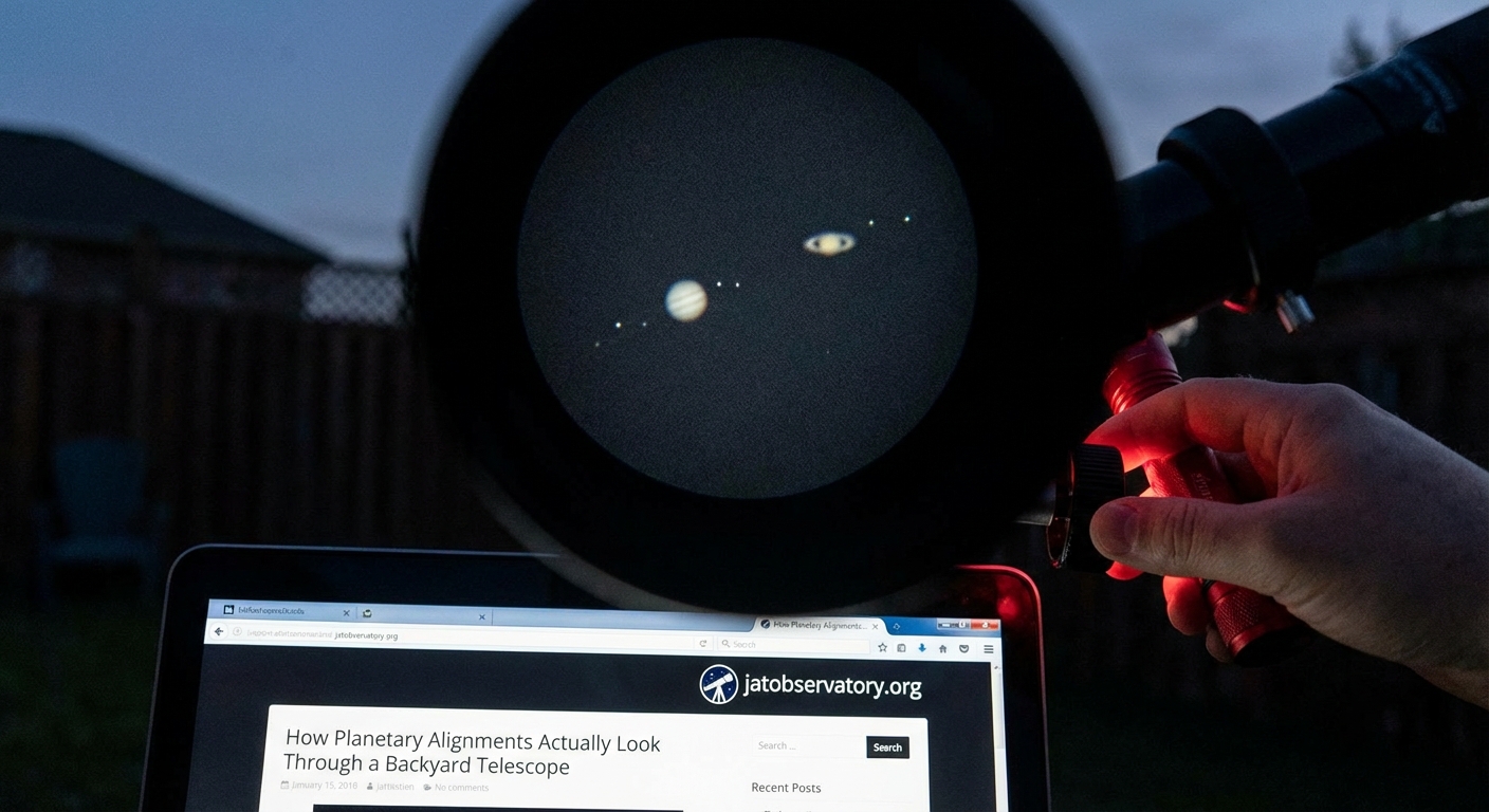 How Planetary Alignments Actually Look Through a Backyard Telescope — image 3