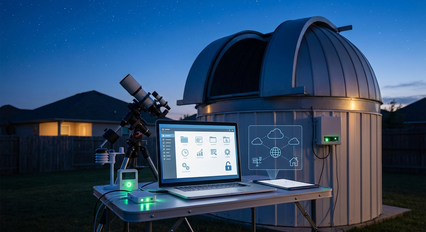 How to Automate Your Backyard Observatory with Open-Source Software