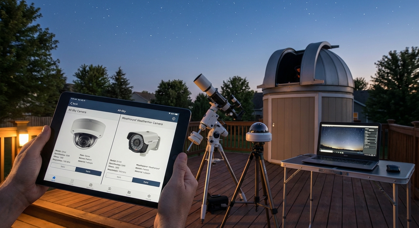 How to Choose the Right All-Sky Camera for Your Backyard Observatory