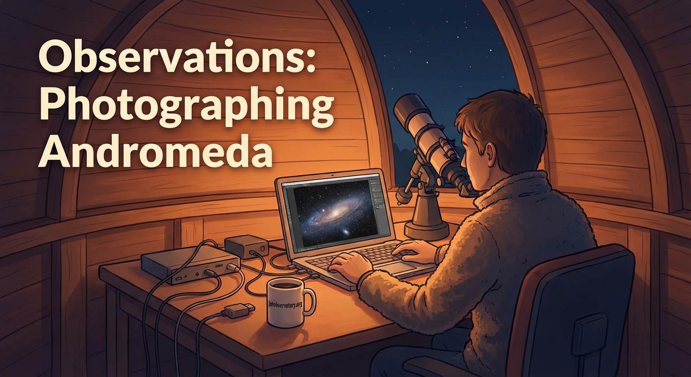 How to Photograph the Andromeda Galaxy from a Suburban Backyard Observatory — 2