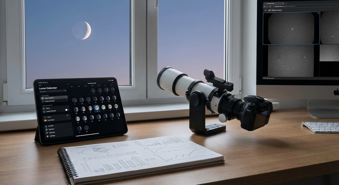 Tracking the Moon's Phases: A Practical Observer's Guide to Lunar Influence Claims