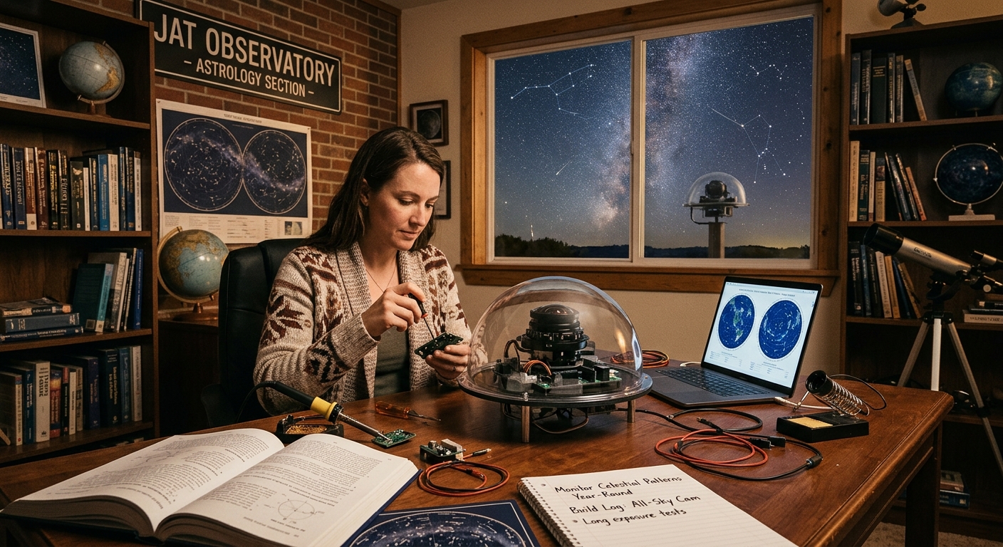 Building an All-Sky Camera System to Monitor Celestial Patterns Year-Round - Illustration 1