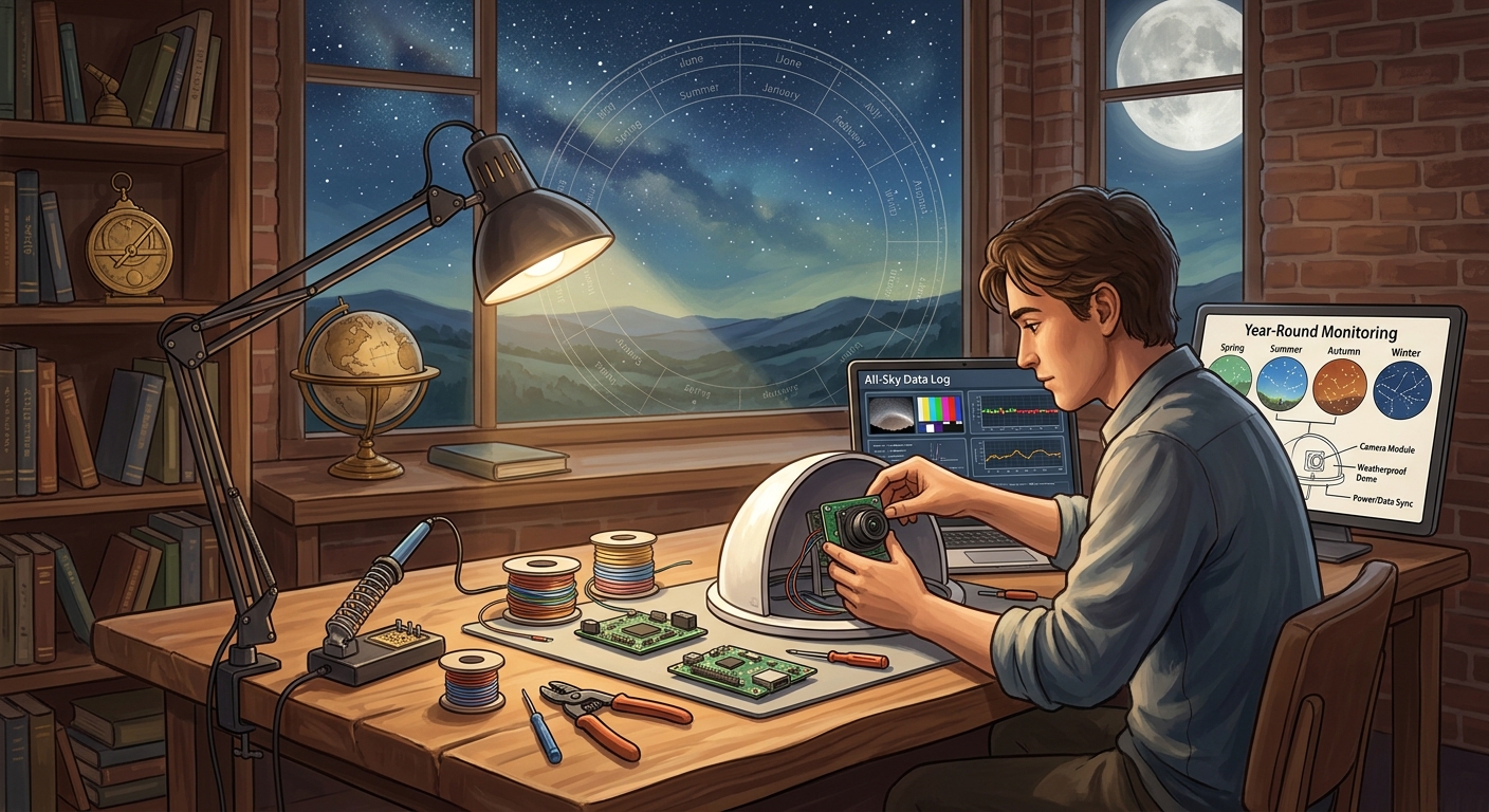 Building an All-Sky Camera System to Monitor Celestial Patterns Year-Round - Illustration 2