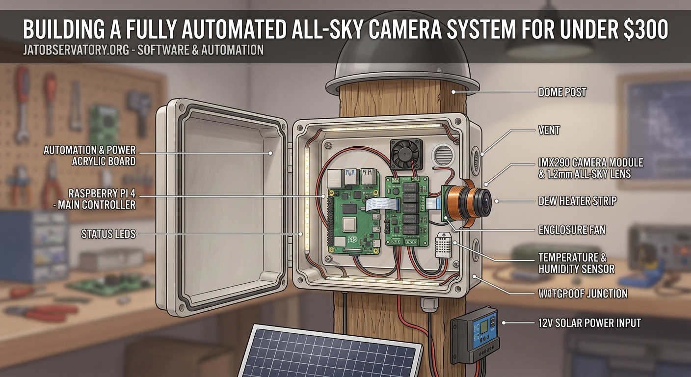 Building a Fully Automated All-Sky Camera System for Under $300 - Illustration 1
