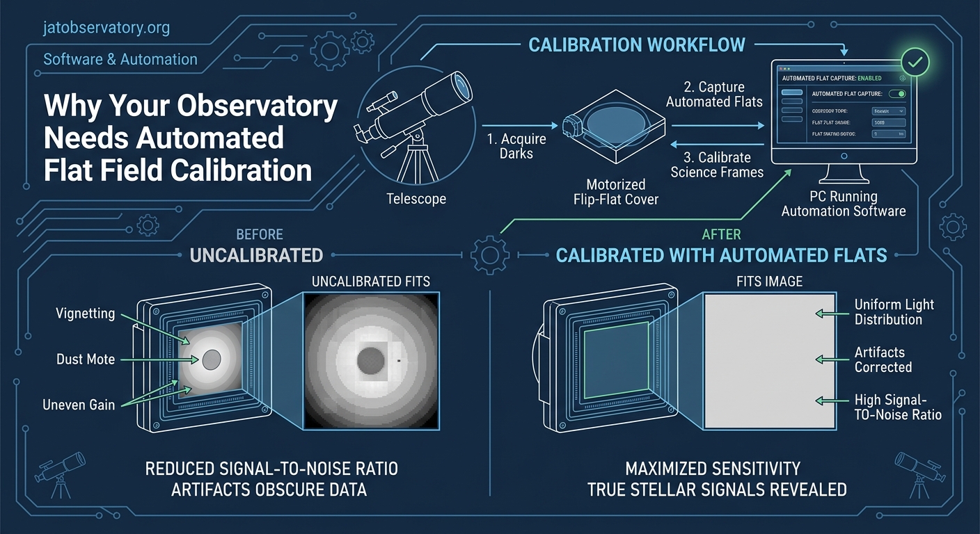 Why Your Observatory Needs Automated Flat Field Calibration - Illustration 1