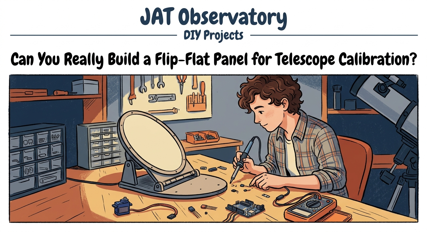 Can You Really Build a Flip-Flat Panel for Telescope Calibration? - Illustration 2