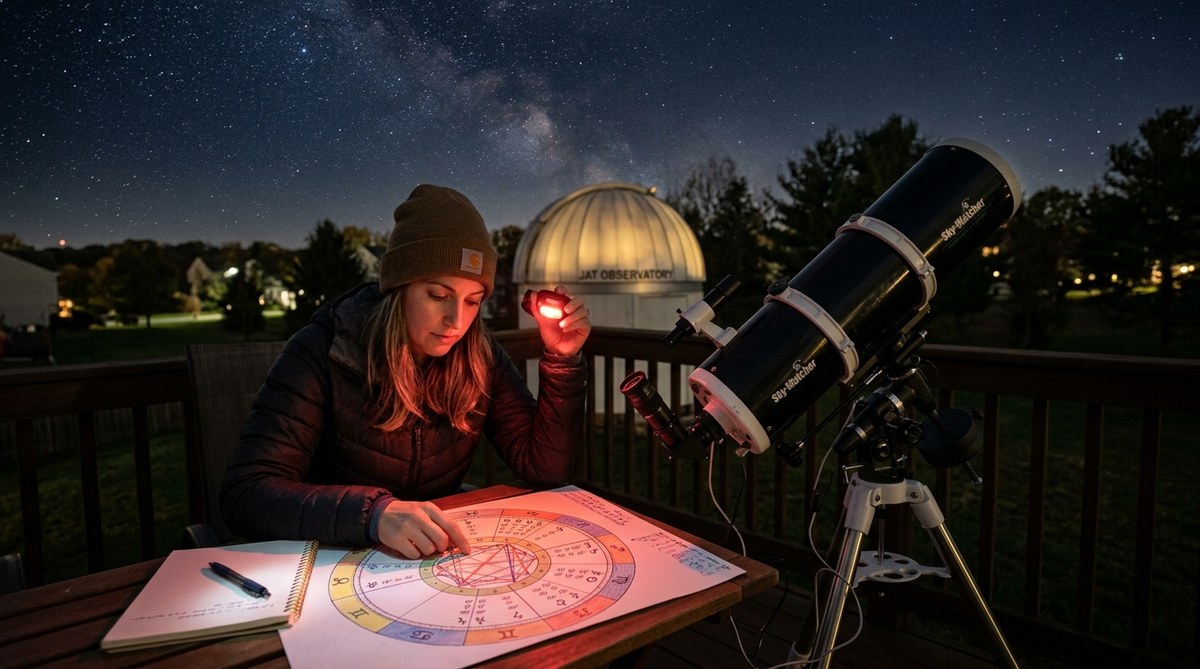 Decoding Astrological Birth Charts with Backyard Telescopes