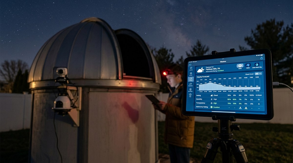 Where to Find Reliable Weather Data for Astronomy Observation Planning