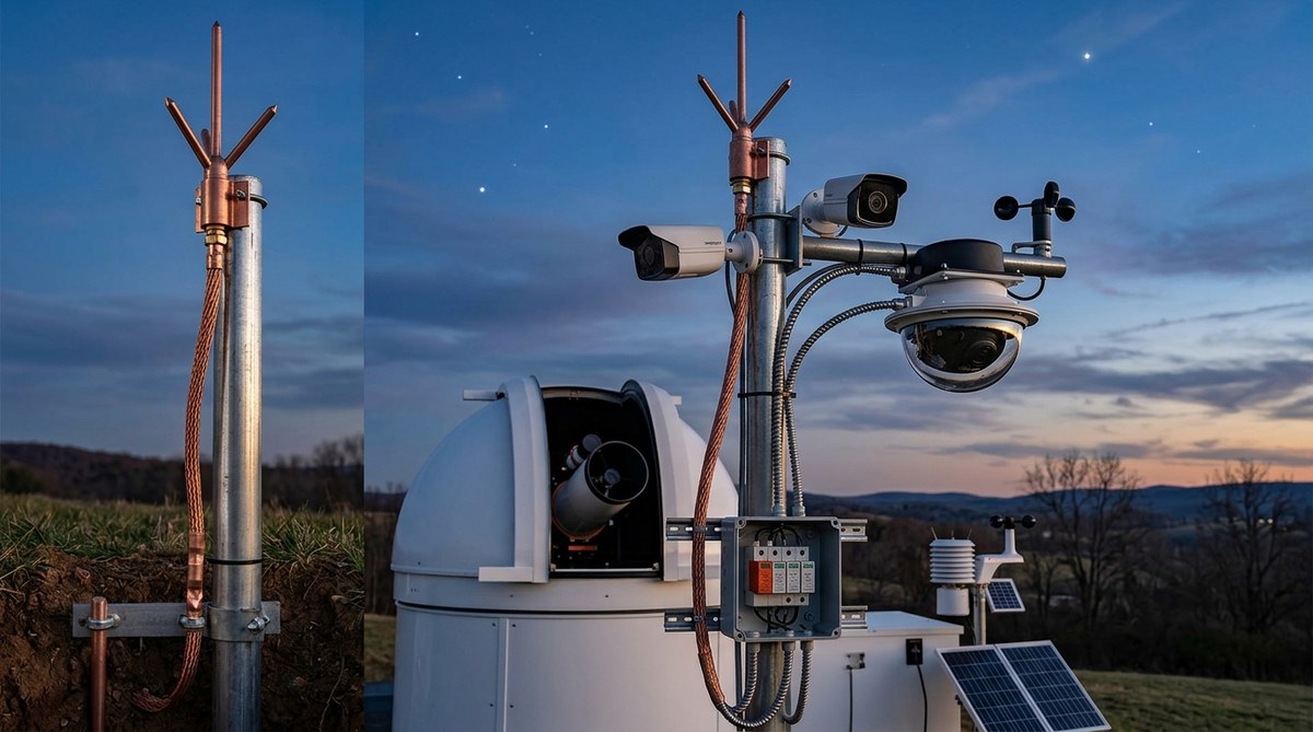 Essential Lightning Protection for Remote Observatory Equipment