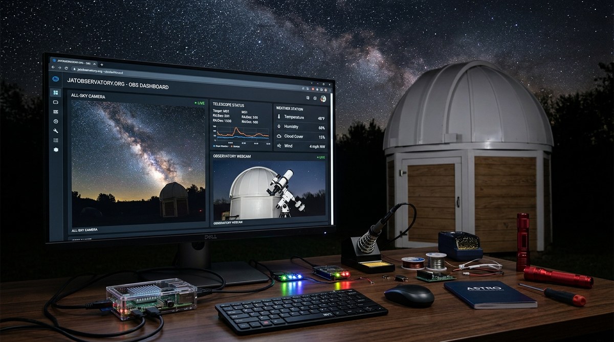 Build a Raspberry Pi Observatory Dashboard for Remote Sky Monitoring